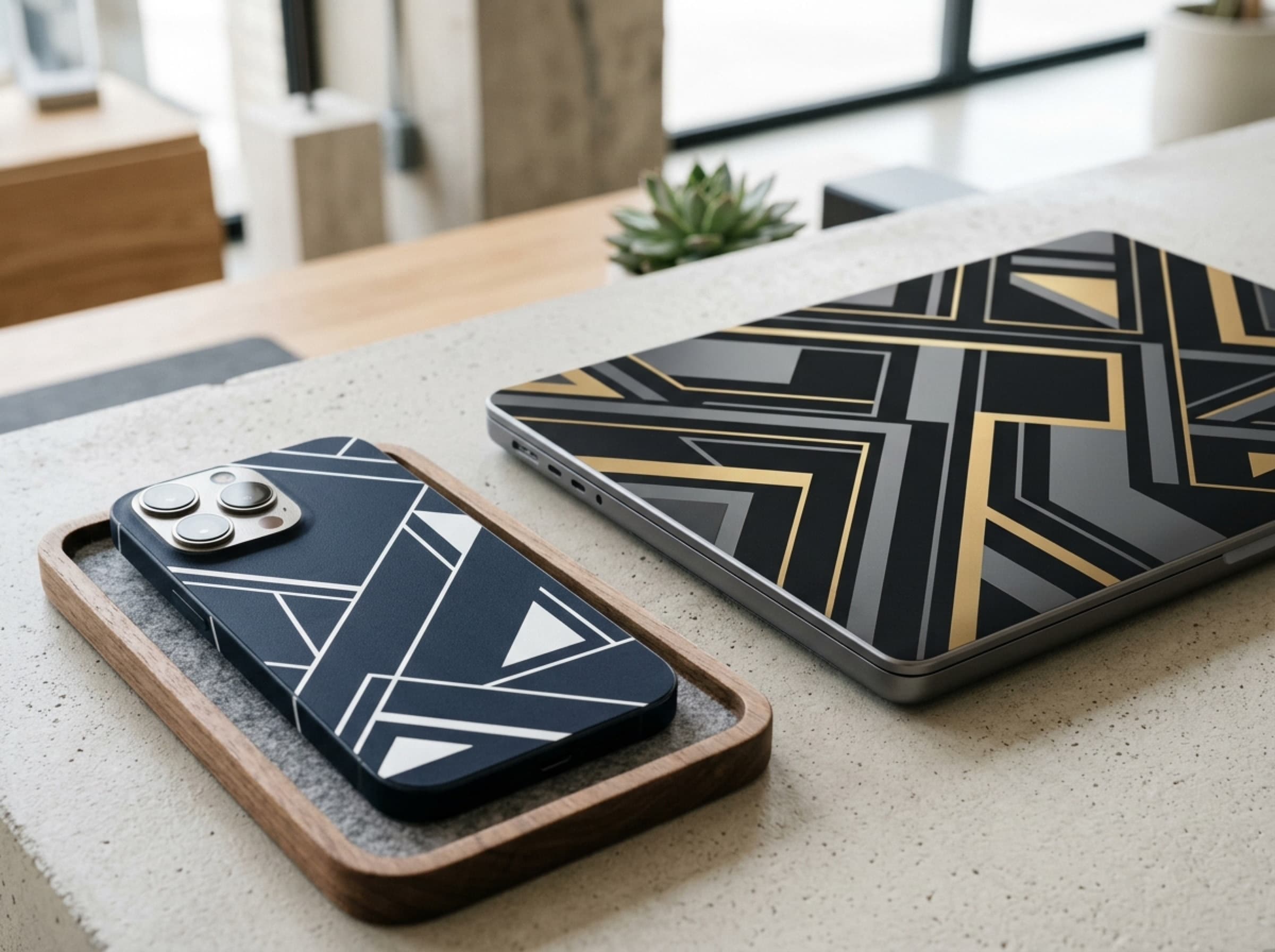 Phone & laptop