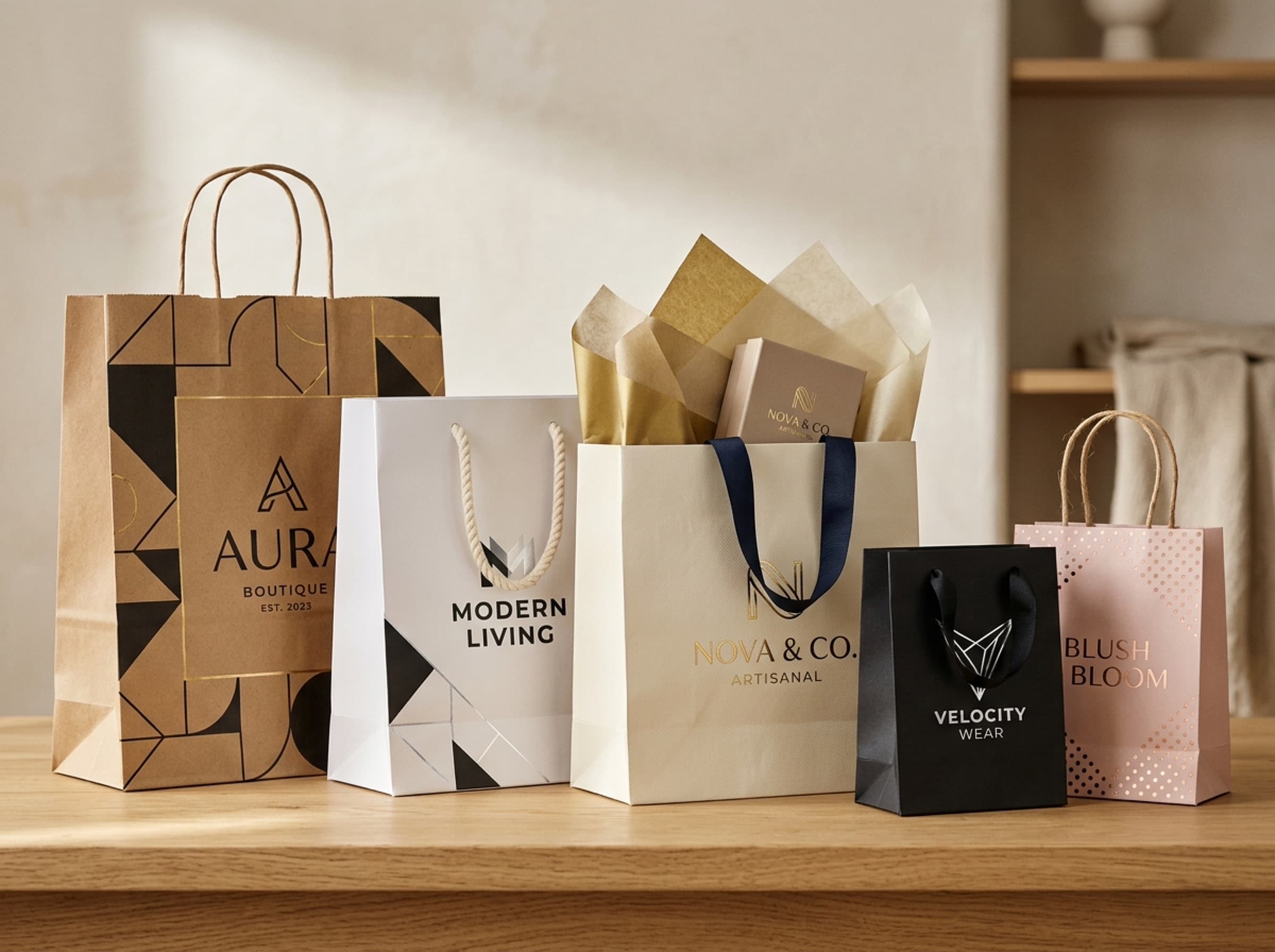 Five brands, five bags